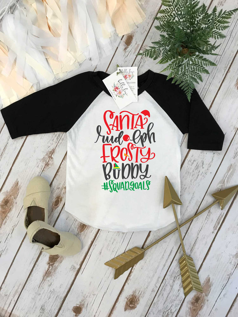 Christmas Shirt, Santa Rudolph Frosty Buddy, Christmas Squad Goals, 1st Christmas, My First Christmas