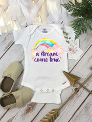 Rainbow Baby onesie®, A Dream Come True, Some Things are Worth the Wait, Special Baby Gift, Rainbow Shower Gift, Rainbow Baby Gift, Rainbow