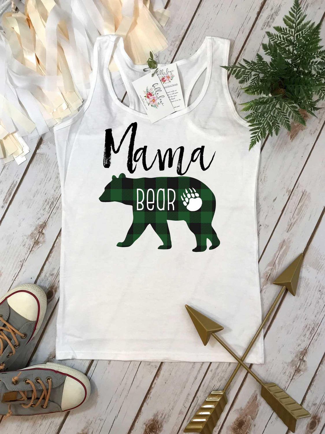 Mama Bear Shirt, Mommy and Me shirts, Mommy and Me Outfits, Buffalo Plaid Shirt, Mom Shirts, Family Outfits, Baby Shower Gift for Mom, Green