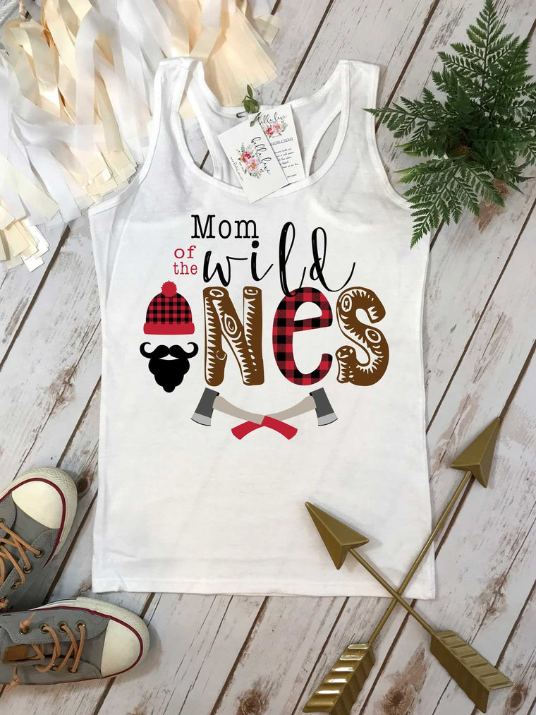 Mom of the Wild ONES, Lumberjack Party, Mommy and Me Shirts, Wild One Party, Buffalo Plaid Party, Lumberjack Birthday, Twins Birthday Shirt