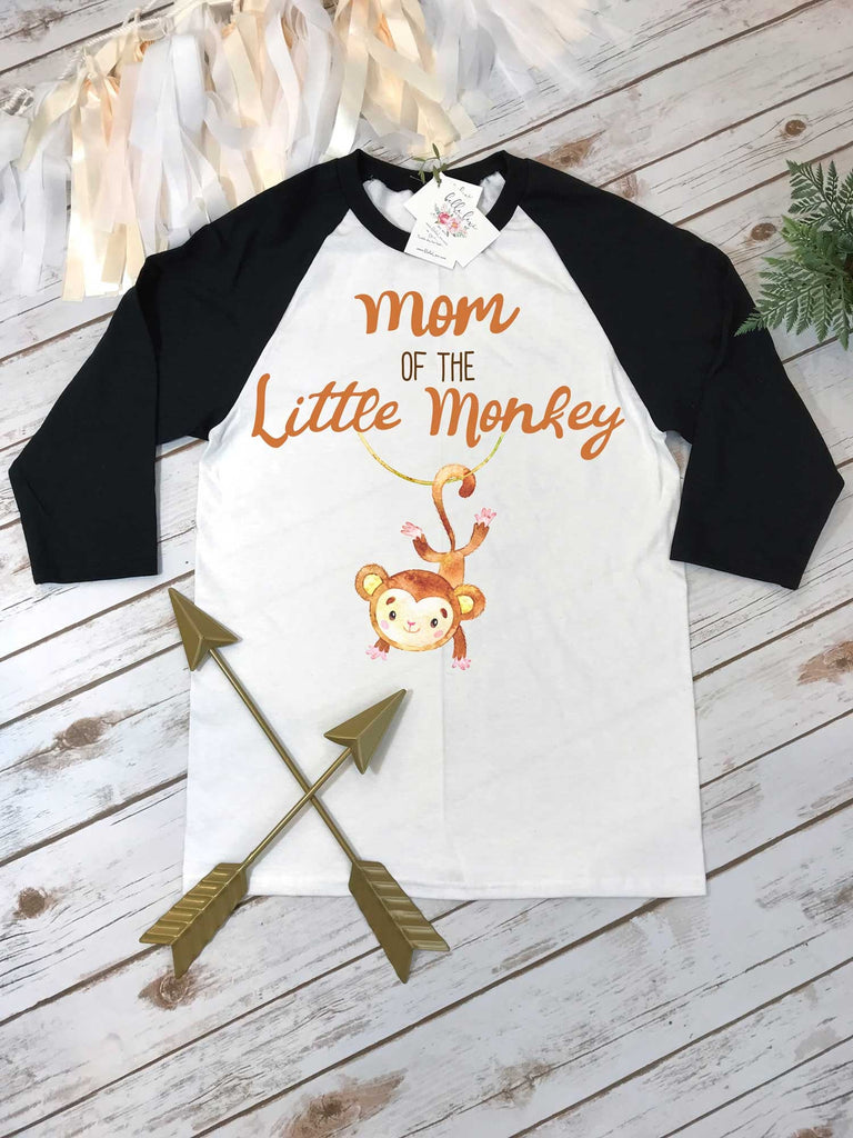 Mom of the Little Monkey, Monkey Party, Mommy and Me Shirts, Wild One Party, Monkey Birthday, Little Monkey Birthday, Monkey Theme, Monkey