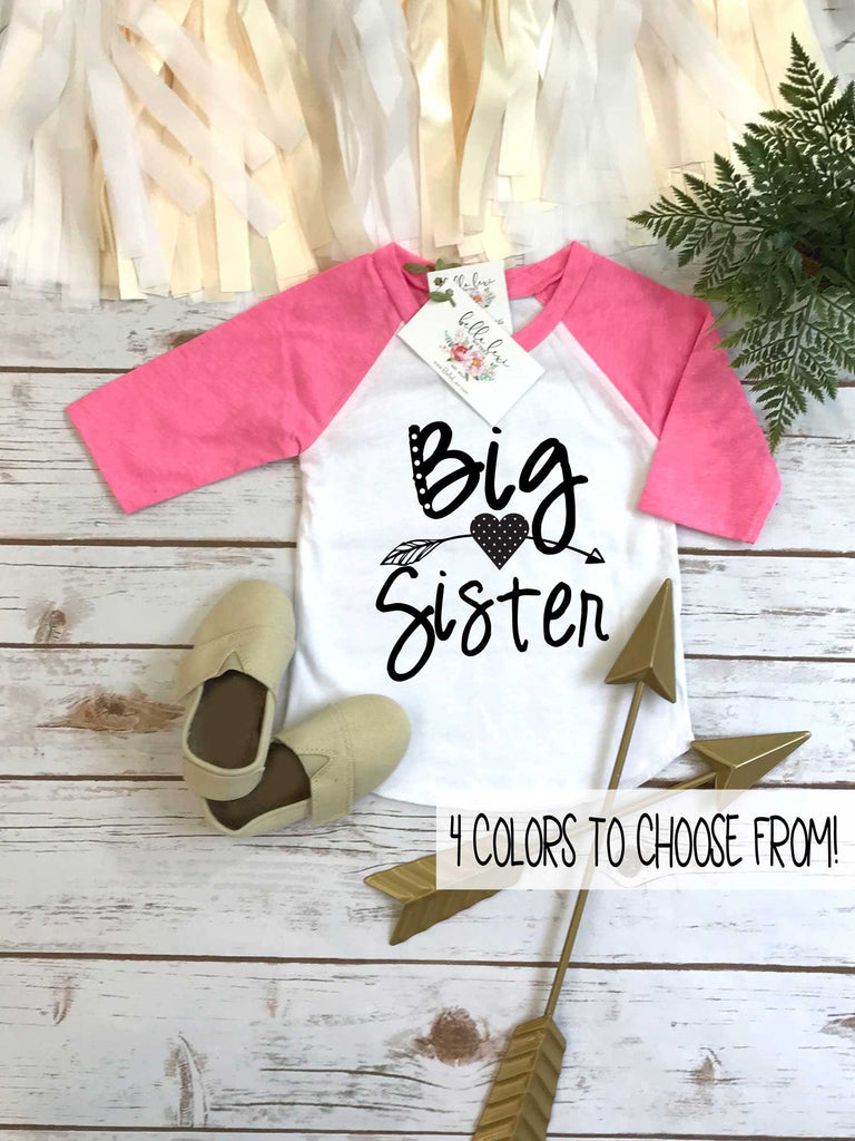 Big Sister Shirt, Big Sister Baseball Tee, Sisters Shirts, Big Sister POLKA DOTS, Sister, Big Sister Reveal, Big Sister Announcement, Sister