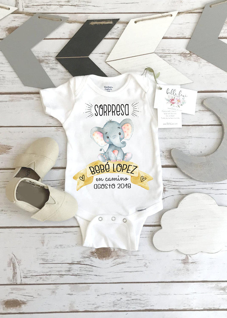 Spanish Pregnancy Reveal, Abuelitos, Baby Gift to Grandparents, Bebe en Camino, Cute Baby Gift, Spanish Baby Reveal to Parents,Abuela Abuelo