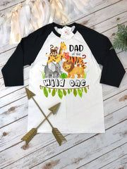 Dad of the Wild One, Wild One Party, Daddy and Me shirts, Jungle Birthday, Safari Birthday, Wild One theme, Mom Shirts, Wild One Birthday,