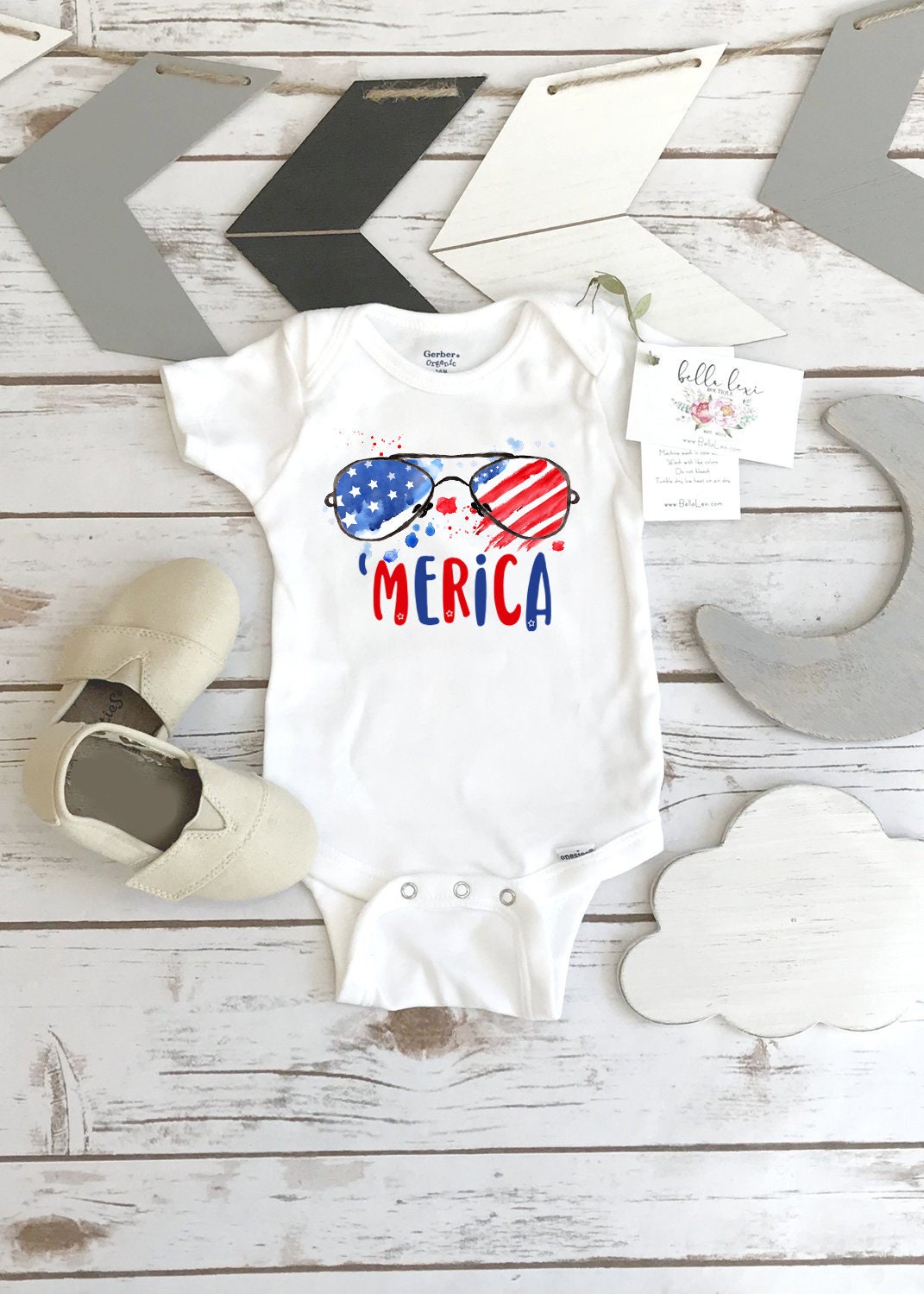 4th of July Onesie®, Patriotic Shirt, Merica, Memorial Day, 4th of July Baby, Baby Shower Gift, Murica, Funny America Shirt, 1st 4th of July