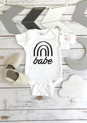 Rainbow Baby Onesie®, Rainbow Babe, Pregnancy Reveal, Baby Shower Gift, Baby Girl Gift, Baby Announcement, Baby Reveal, Expecting After Loss