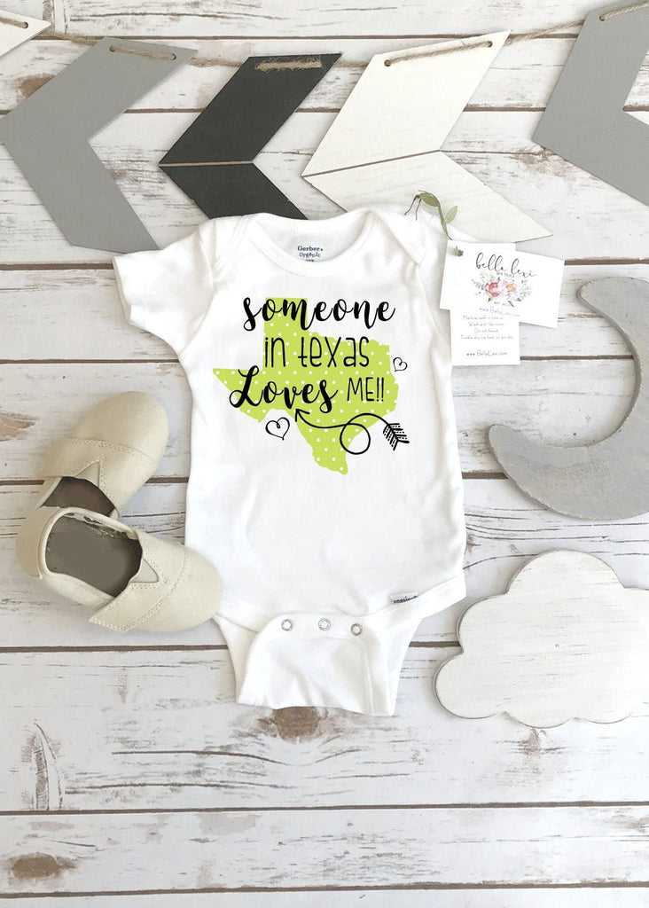 Texas Onesie®, Baby Shower Gift, Someone in Texas, State Onesie, from Texas Love, Niece Gift, Gift from Auntie, Nephew Gifts, Texas Girl,