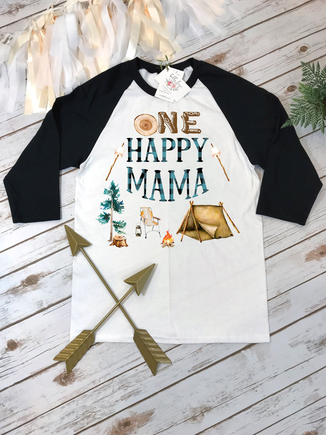 Happy Camper Party, First Birthday, Mom of the Happy Camper, One Happy Camper, 1st Birthday, Camping Shirt, Camping Theme, Camping Birthday