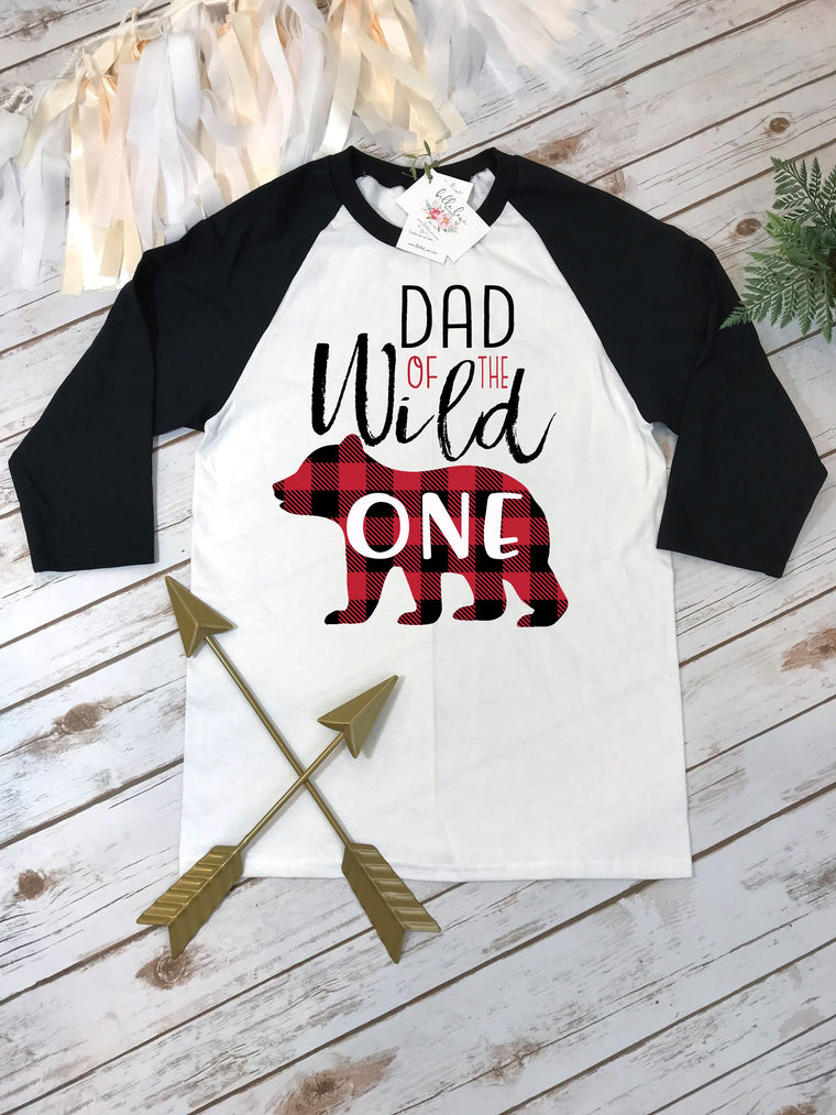Dad of the Wild One, Plaid Party, Daddy and Me Shirts, Wild One Party, Lumberjack Plaid Party, Lumberjack Birthday, Wild One Birthday, Bear