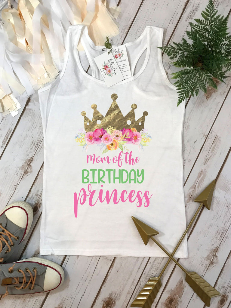 Mom of the Birthday Princess, Princess Party, Mommy and Me shirts, Mommy and Me Outfits, Princess Birthday, Princess theme, Mom and Me Shirt
