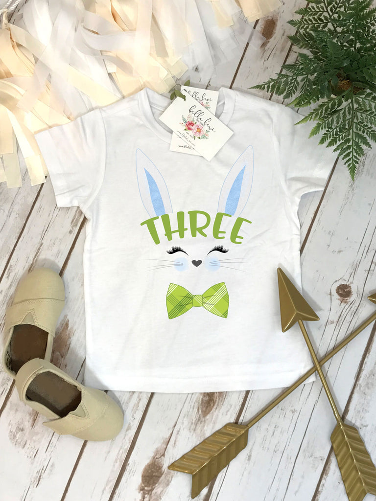 Third Birthday Shirt, Some Bunny is Three, Bunny Birthday shirt, Custom Birthday, ThreeBunny, Easter Shirt, 3rd Birthday, Boy Birthday Shirt