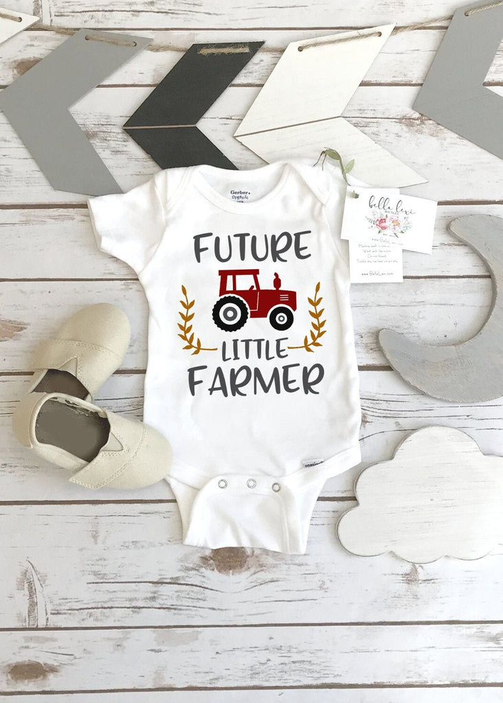 Pregnancy Announcement, Future Little Farmer, Baby Shower Gift, Country Baby Coming, Baby Reveal, Pregnancy Reveal, Baby Announcement, RED
