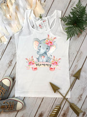 Elephant Theme, Mommy Shirt, Mommy and Me shirts, Mommy and Me Outfits, Wild One Birthday, 1st Birthday, Girl Birthday, Elephant Party, Mom