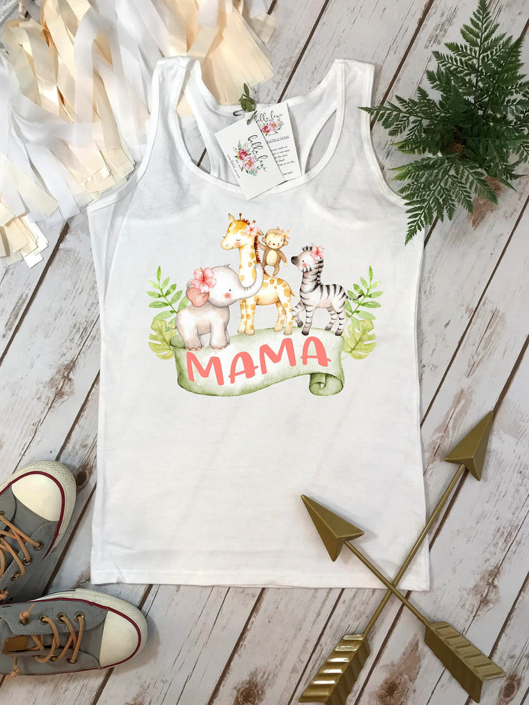 Mama Shirt, Mommy and Me shirts, Mommy and Me Outfits, Safari Party, Safari Birthday, Zoo Birthday, Zoo Party, Wild One Party,Two Wild Party