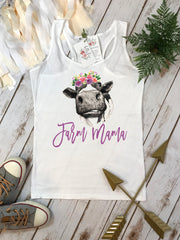 Farm Mama, Farm Birthday, Oink Moo Turning Two, Farm Mom, Farm Life, Mom Shirts, Cow Mom, Chicken Mom, Farm Party Theme, Boho Party, Cow Set