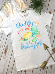 Under the Sea Party, Turtle Birthday shirt, 1st Birthday, Ocean Party, Shark Birthday, Ofishally One, Daddy of the Birthday Girl, ONEder