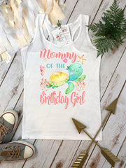 Under the Sea Party, Turtle Birthday shirt, 1st Birthday, Ocean Party, Shark Birthday, Ofishally One, Mommy of the Birthday Girl, ONEder
