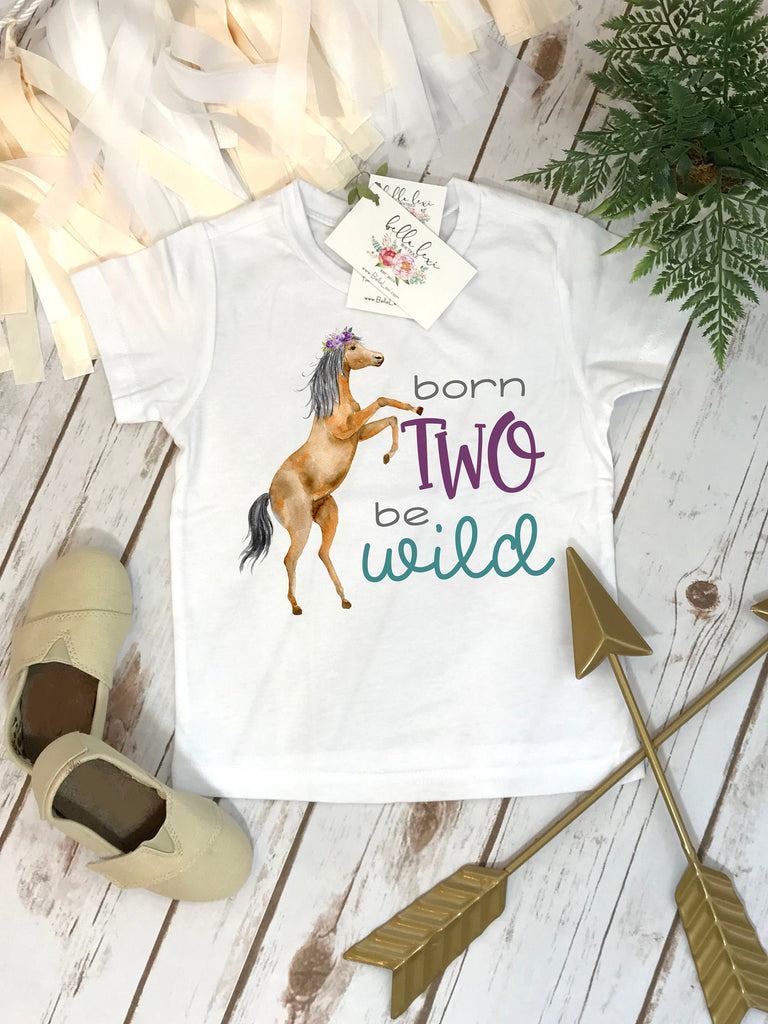 Horse Birthday, TWO Wild , Second Birthday, Horse Party, Niece Gift, Pony Birthday, Cute Girl Gifts, Pony Party, 2nd Birthday, Barn Birthday