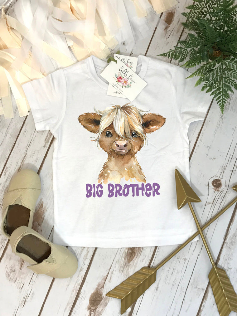 Big Brother Shirt, Brother Cow Shirt, Brothers Shirts, Big Brother Onesie®, Promoted to Big Brother, Brothers tees, Big Brother Reveal, Herd